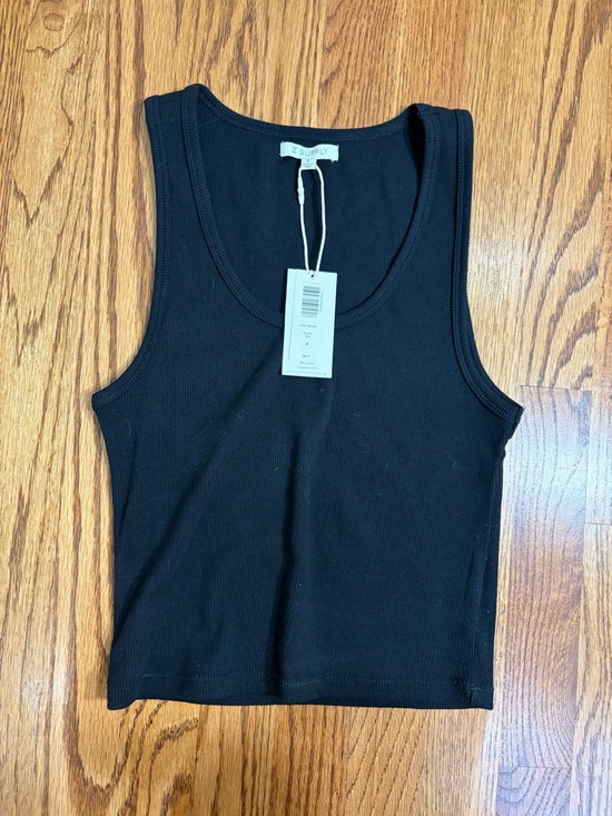 Z Supply Tops - NWT Z Supply Black Ribbed Tank Top